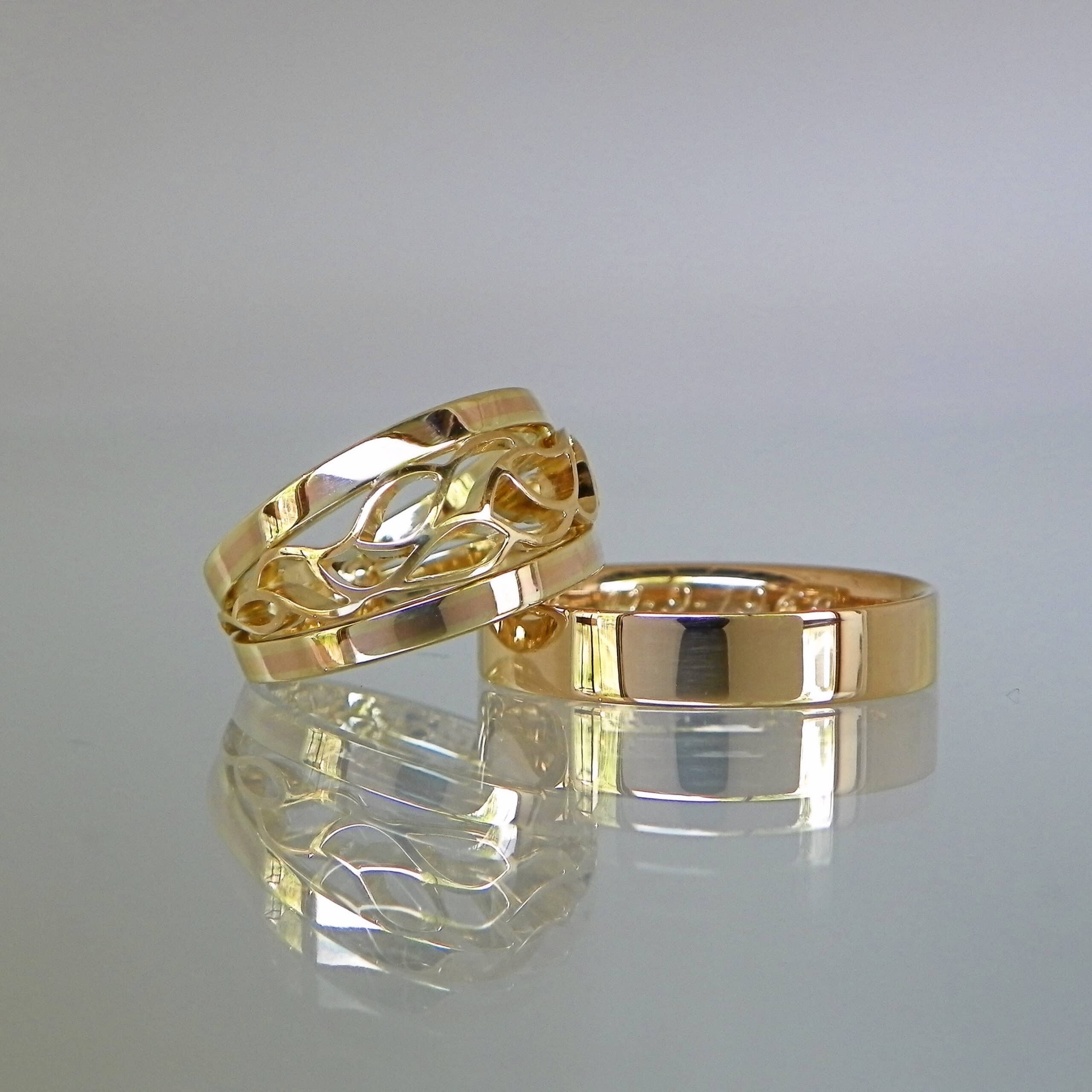 Nieuwe ringen na 50 jaar huwelijk.